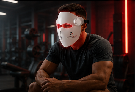 Masque Antared Mask utilisé après le sport
