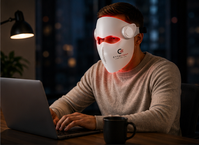 Routine Antared Mask pendant une pause de travail