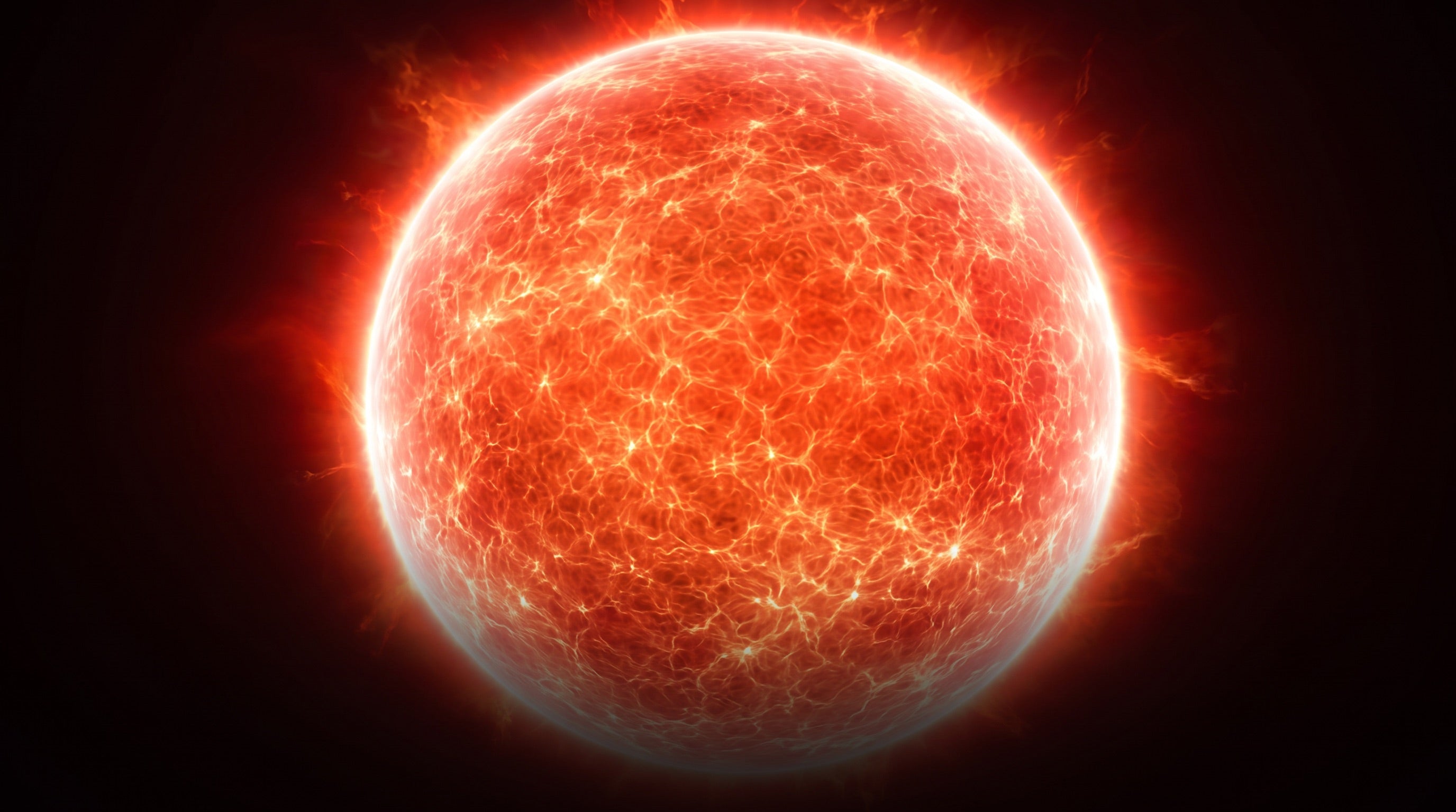 Antar&egrave;s, la superg&eacute;ante rouge de la constellation du Scorpion.